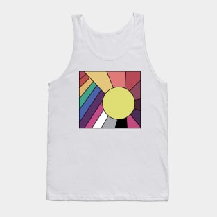 Retro Rainbow Sunshine Tank Top